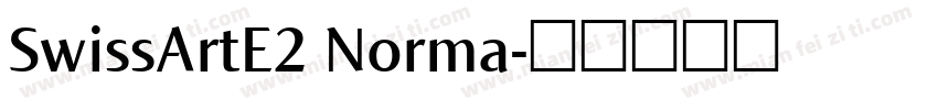 SwissArtE2 Norma字体转换